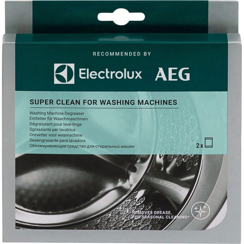 Electrolux Accessori Lavatrice Classe Sgrassante Per Lavatrice. 2 Confezioni Da 50G M2WCP051 Electrolux Accessori Lavatrice Classe Sgrassante Per Lavatrice. 2 Confezioni Da 50G M2WCP051