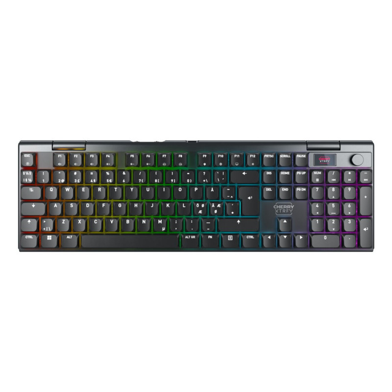 CHERRY XTRFY MX 10.1 Wireless tastiera Gaming USB + RF Wireless + Bluetooth QWERTY Nordic Nero CHERRY XTRFY MX 10.1 Wireless tastiera Gaming USB + RF Wireless + Bluetooth QWERTY Nordic Nero