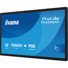iiyama TW3226AS-B3P visualizzatore di messaggi Design chiosco 80 cm (31.5") LED Wi-Fi 430 cd m² Full HD Nero Touch screen