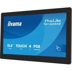 iiyama TW1623AS-B3P Monitor PC 39,6 cm (15.6") 1920 x 1080 Pixel Full HD LED Touch screen Nero