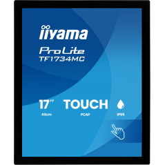 iiyama ProLite TF1734MC-B8X Monitor PC 43,2 cm (17") 1280 x 1024 Pixel Touch screen
