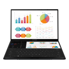 ASUS Zenbook Duo OLED UX8406MA-PZ286W Intel Core Ultra 7 155H Ibrido (2 in 1) 35,6 cm (14") Touch screen 3K 16 GB LPDDR5x-SDRAM