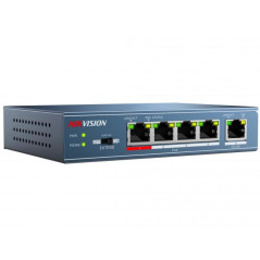 Hikvision DS-3E0105P-E/M switch di rete Non gestito Fast Ethernet (10/100) Supporto Power over Ethernet (PoE) Blu