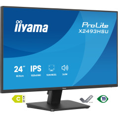 iiyama ProLite X2493HSU-B1 Monitor PC 60,5 cm (23.8") 1920 x 1080 Pixel Full HD LED Nero