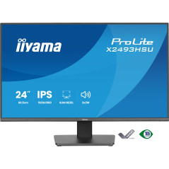 iiyama ProLite X2493HSU-B1 Monitor PC 60,5 cm (23.8") 1920 x 1080 Pixel Full HD LED Nero