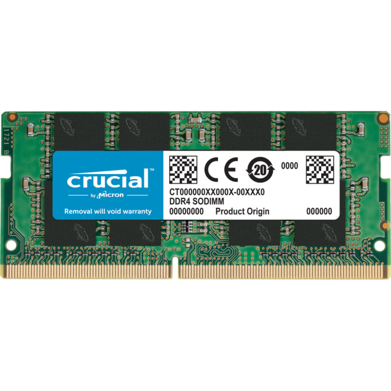 Crucial CT16G4SFRA32A memoria 16 GB 1 x 16 GB DDR4 260-pin SO-DIMM Crucial CT16G4SFRA32A memoria 16 GB 1 x 16 GB DDR4 260-pin SO-DIMM