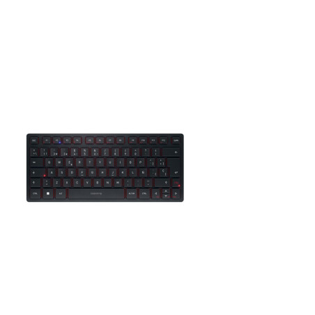 CHERRY KW 9200 MINI tastiera Universale USB + RF Wireless + Bluetooth QWERTY Spagnolo Nero