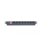 ITRack 309139 unità di distribuzione dell'energia (PDU) 8 presa(e) AC 1U Nero ITRack 309139 unità di distribuzione dell'energia (PDU) 8 presa(e) AC 1U Nero