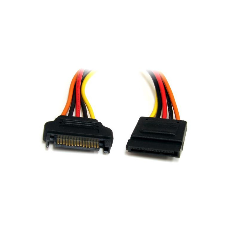 StarTech.com Cavo estensione di alimentazione SATA 15 pin 30 cm StarTech.com Cavo estensione di alimentazione SATA 15 pin 30 cm