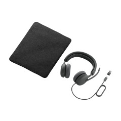 Logitech Zone Wired 2 Auricolare Cablato A Padiglione Musica e Chiamate USB Type-C   USB Type-A Grafite