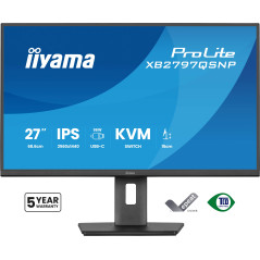 iiyama ProLite XB2797QSNP-B1 Monitor PC 68,6 cm (27") 2560 x 1440 Pixel Quad HD LCD Nero