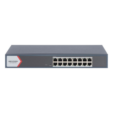 Hikvision DS-3E1516-EI switch di rete Gestito Gigabit Ethernet (10/100/1000) 1U Blu