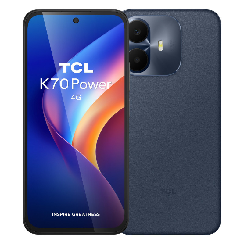 TCL K70 Power 4G 17,1 cm (6.75") Android 16.0 USB tipo-C 8 GB 256 GB 6500 mAh Blu TCL K70 Power 4G 17,1 cm (6.75") Android 16.0 USB tipo-C 8 GB 256 GB 6500 mAh Blu