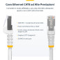 StarTech.com Cavo Ethernet CAT8 bianco da 15m, RJ45 Snagless, 25G/40G, 2000MHz, 100W PoE++, S/FTP, cavo lan in rame puro 26AWG,