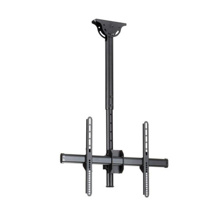 StarTech.com Supporto a soffitto per TV - Staffa per TV con asta telescopica corta egolabile - Inclinabile girevole - Staffa