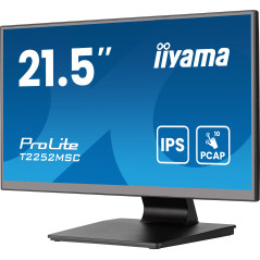 iiyama ProLite T2252MSC-B2AG Monitor PC 54,6 cm (21.5") 1920 x 1080 Pixel Full HD LCD Touch screen Nero