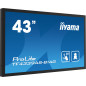 iiyama TF4339AS-B1AG Monitor PC 108 cm (42.5") 3840 x 2160 Pixel 4K Ultra HD LED Touch screen Nero iiyama TF4339AS-B1AG Monitor PC 108 cm (42.5") 3840 x 2160 Pixel 4K Ultra HD LED Touch screen Nero