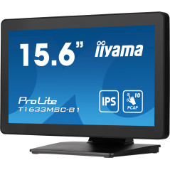 iiyama ProLite T1633MSC-B1 Monitor PC 39,6 cm (15.6") 1920 x 1080 Pixel Full HD LCD Touch screen Nero