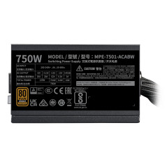 Cooler Master MWE Bronze 750 V3 230V alimentatore per computer 750 W 24-pin ATX ATX Nero