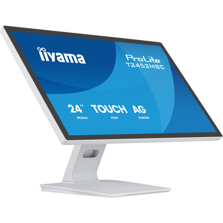 iiyama T2452MSC-W2AG Monitor PC 61 cm (24") 1920 x 1080 Pixel Full HD LED Touch screen Bianco