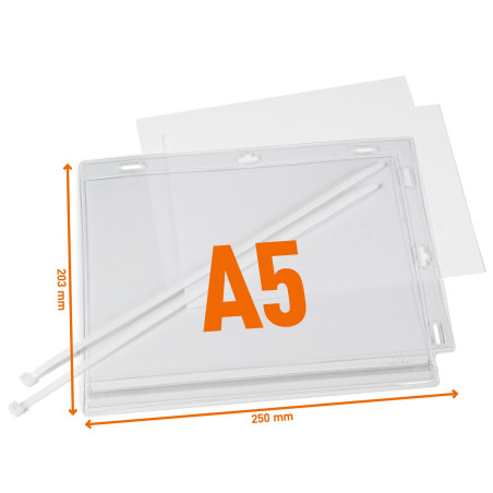 Durable 505919 porta biglietti Trasparente A5