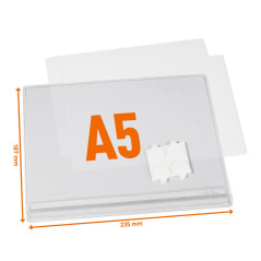 Durable 505719 porta biglietti Trasparente A5