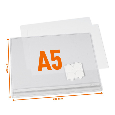 Durable 505719 porta biglietti Trasparente A5