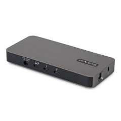 StarTech.com Hub Thunderbolt 5 a 4 Porte con KVM Thunderbolt Share, 80/120Gbps, Multi-Monitor 8K, PD 140W, USB-A 10Gbps, TB4 /