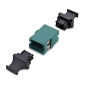 StarTech.com Accoppiatore MPO/MTP, Adattatore per Fibra Multimodale OM3/OM4 MPO, Key Up-Key Down, Giunto Fibra Ottica