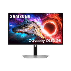 Samsung G80SH Monitor PC 68,6 cm (27") 3840 x 2160 Pixel 4K Ultra HD OLED Argento