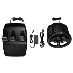 Logitech G Kit da corsa Logitech G923 SE  Volante da corsa e pedali G923, TRUEFORCE, vera pelle + leva del cambio Driving Force