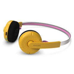 Philips TAMS1YL 00 cuffia e auricolare Con cavo e senza cavo A Padiglione Musica e Chiamate USB tipo-C Bluetooth Giallo