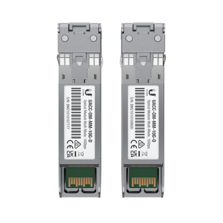 Ubiquiti UACC-OM-MM-10G-D-2 modulo del ricetrasmettitore di rete Fibra ottica 10000 Mbit s 850 nm