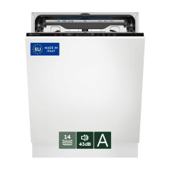 Electrolux Lavastoviglie Incasso 60 Cm - Int. Totale 14 Coperti Classe A 43 Dba MADE IN ITALY EES68600L