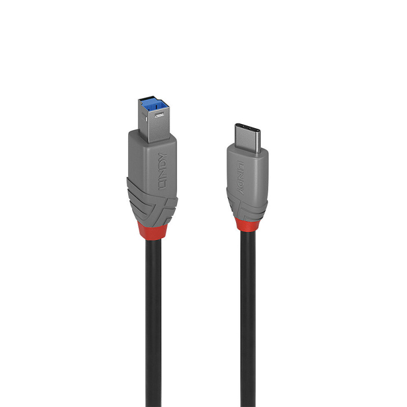 Lindy 36665 cavo USB USB 3.2 Gen 1 (3.1 Gen 1) 0,5 m USB C USB B Nero Lindy 36665 cavo USB USB 3.2 Gen 1 (3.1 Gen 1) 0,5 m USB C USB B Nero