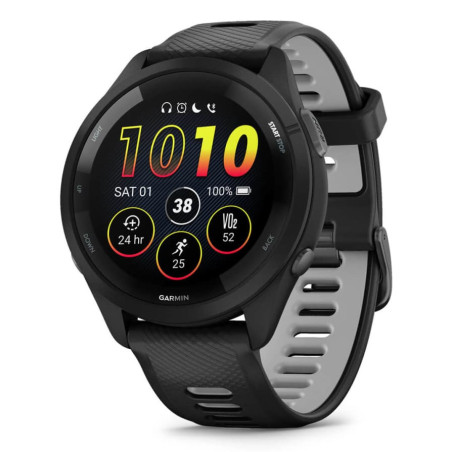 Garmin Forerunner 265 3,3 cm (1.3") AMOLED 46 mm Digitale 416 x 416 Pixel Touch screen Nero Wi-Fi GPS (satellitare)