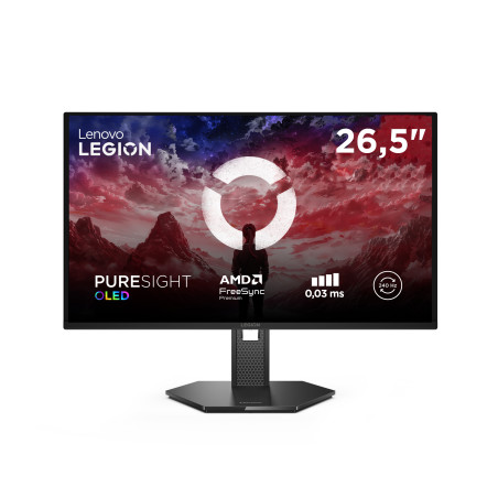 Lenovo Legion 27Q-10 OLED - Monitor Gaming 26.5" QD-OLED Flat QHD 2560x1440 0 240Hz 0.03ms - AMD FreeSync Premium + VESA