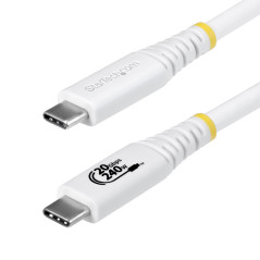 StarTech.com Cavo USB4 da 2m, Cavo USB-C Certificato USB-IF, 20 Gbps, PD EPR 240W, DP 1.4 4K 120Hz, Cavetto Tipo-C con guaina