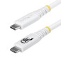 StarTech.com Cavo USB4 da 2m, Cavo USB-C Certificato USB-IF, 20 Gbps, PD EPR 240W, DP 1.4 4K 120Hz, Cavetto Tipo-C con guaina