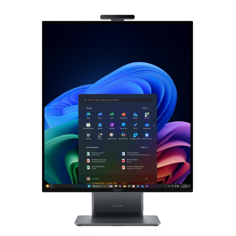Lenovo ThinkCentre X AIO Copilot+ PC Intel Core Ultra 5 325 70,1 cm (27.6") 2560 x 2880 Pixel PC All-in-one 16 GB LPDDR5x-SDRAM