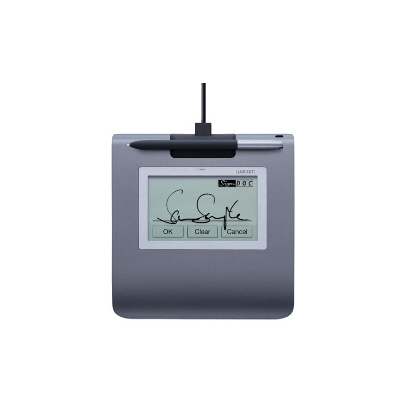 Wacom STU-430 Signature pad tavoletta grafica Nero, Grigio 2540 lpi (linee per pollice) 96 x 60 mm USB