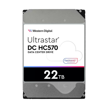 Western Digital Ultrastar DC HC570 disco rigido interno 22 TB 7200 Giri min 512 MB 3.5" Serial ATA III