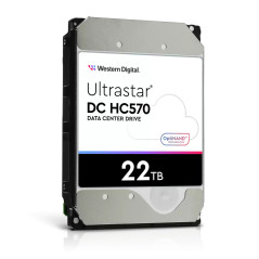 Western Digital Ultrastar DC HC570 disco rigido interno 22 TB 7200 Giri min 512 MB 3.5" Serial ATA III
