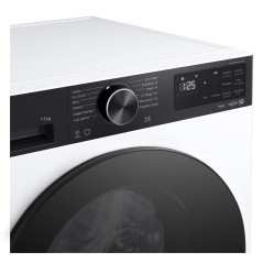 LG F4NX5011TKB Lavatrice Intelligente 11 kg Classe A-40% Bianco Nero