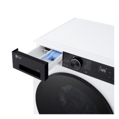 LG F4NX5011TKB Lavatrice Intelligente 11 kg Classe A-40% Bianco Nero