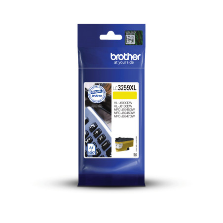 Brother LC3259XLYP cartuccia toner 1 pz Originale Giallo
