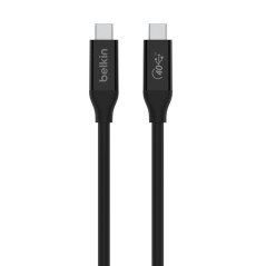 Belkin INZ001bt0.8MBK cavo USB USB4 Gen 3x2 0,8 m USB C 40 Gbit s 100 W Nero