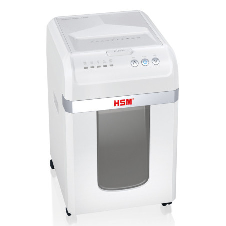 HSM Autofeed X300 distruggi documenti Taglio a particelle 52 dB 23 cm Argento, Bianco