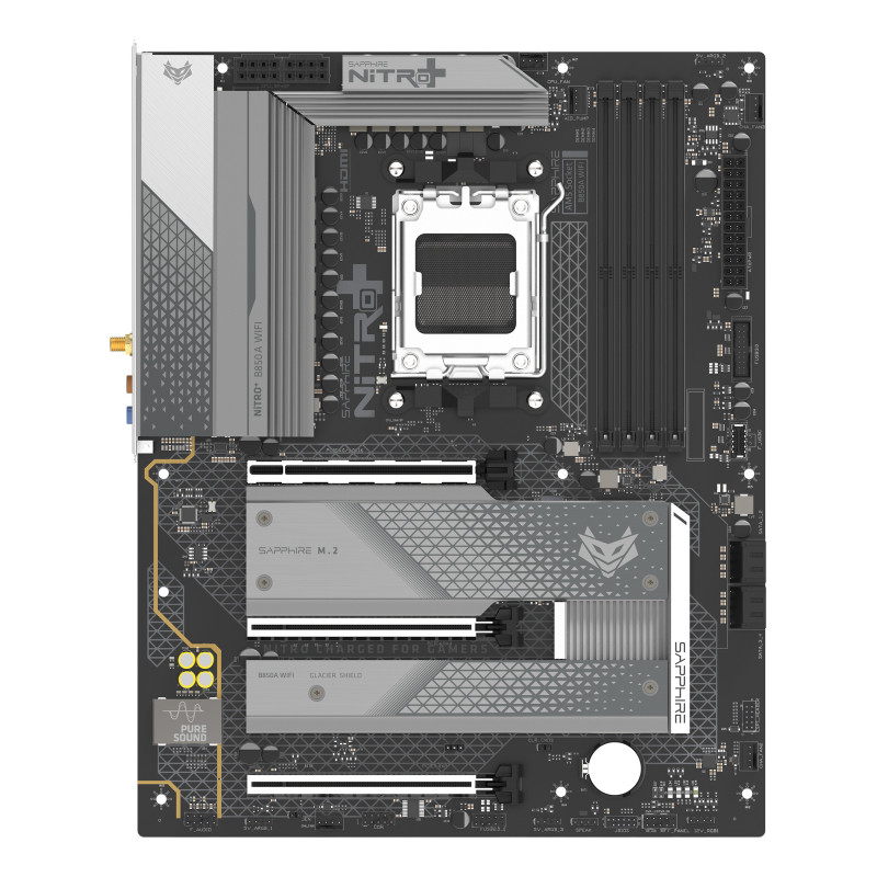 Sapphire NITRO+ B850A WIFI 7 AMD B850 Socket AM5 micro ATX Sapphire NITRO+ B850A WIFI 7 AMD B850 Socket AM5 micro ATX