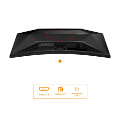 AOC G4 23.6" VA FHD 180Hz Monitor PC 59,9 cm (23.6") 1920 x 1080 Pixel Full HD LCD Nero, Rosso